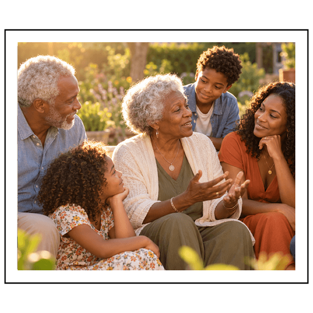 Changing Multigenerational Patterns — area of focus illustration